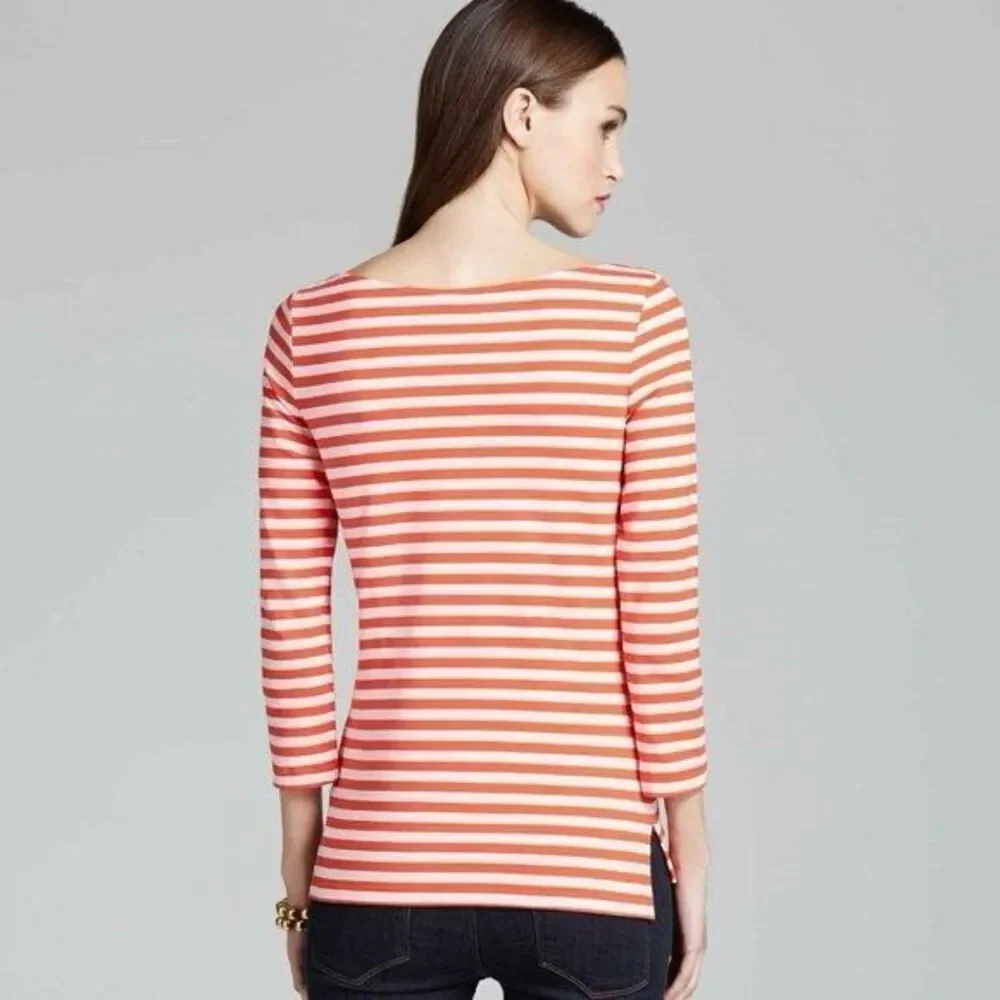 ✨Kate Spade Wheaton Red & Pink Striped Bow Sz Small Top✨
